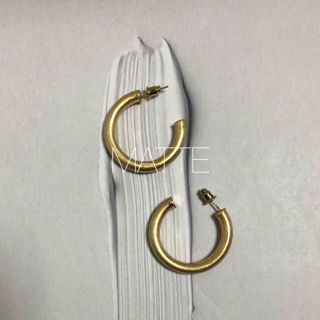 アメリヴィンテージ(Ameri VINTAGE)のsimple matte hoop earring(ピアス)