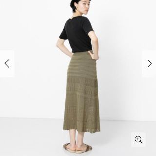 センスオブプレイスバイアーバンリサーチ(SENSE OF PLACE by URBAN RESEARCH)の新品♡レースニットロングスカート(ロングスカート)