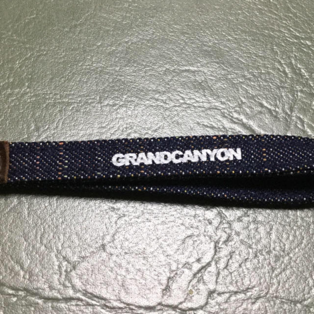 GRAND CANYON(グランドキャニオン)のGDC GRAND CANYON本革レザーxレインボーデニム キーストラップ新品 メンズのファッション小物(キーホルダー)の商品写真