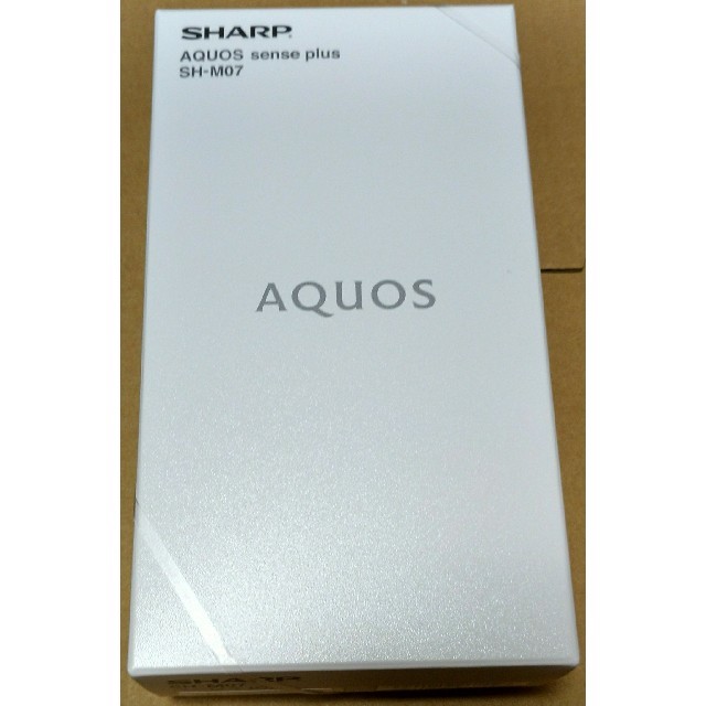 SIMフリー 新品未開封 AQUOS sense plus SH-M07 白