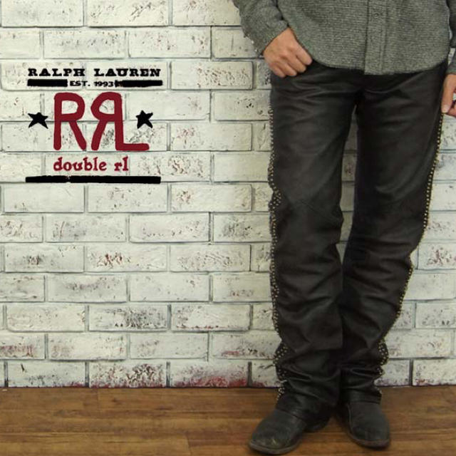 RRL レザーパンツ