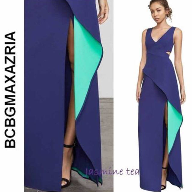 BCBGMAXAZRIA(ビーシービージーマックスアズリア)のsachi様 専用      美ライン★ロングドレス レディースのフォーマル/ドレス(ロングドレス)の商品写真