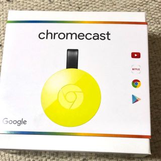 クローム(CHROME)のchromecast イエロー(映像用ケーブル)