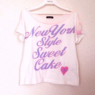 ミルク(MILK)のMILK🍰ニューヨークケーキTee(Tシャツ(半袖/袖なし))