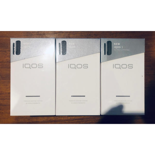 NEW iQOS 3 新品本体 未登録 3セット 黒 アイコス