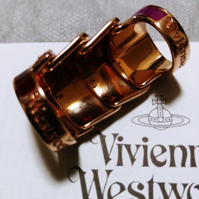 Vivienne Westwood(ヴィヴィアンウエストウッド)の完売 定価、5万円　ヴィヴィアンウエストウッド アーマーリング　size.S  レディースのアクセサリー(リング(指輪))の商品写真