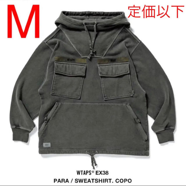 M 新品 WTAPS Para Sweat Shirts スウェット パーカー