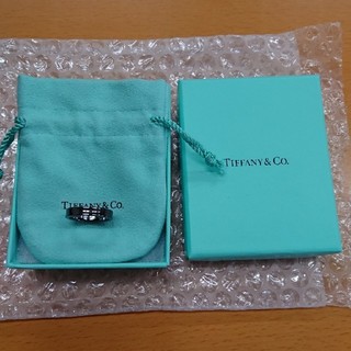ティファニー(Tiffany & Co.)のティファニー1837！ブラック美品！(リング(指輪))