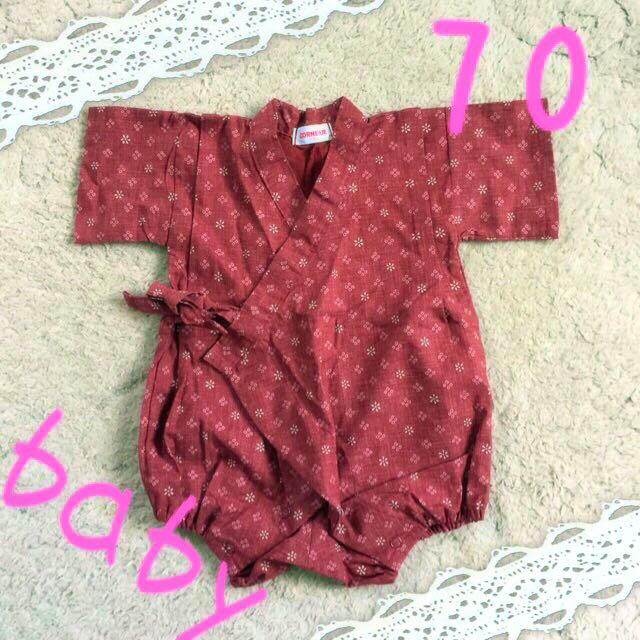 baby 💕 甚平 キッズ/ベビー/マタニティのベビー服(~85cm)(甚平/浴衣)の商品写真