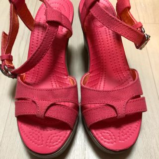 クロックス(crocs)のクロックス ウエッジサンダル W6(サンダル)