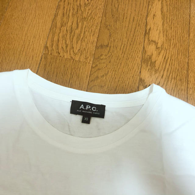 A.P.C ロゴ刺繍 ポケットTシャツ メンズXS