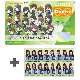 ケヤキザカフォーティーシックス(欅坂46(けやき坂46))の欅のキセキ　Pontaカード(アイドルグッズ)