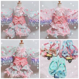 ととちゃんさん様♡オーダー専用♡浴衣♡ゴム帯♡ハンドメイド(甚平/浴衣)