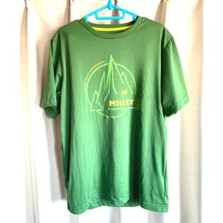 ミレー(MILLET)のミレー MILLET Tシャツ メンズ L 美品 グリーン(Tシャツ/カットソー(半袖/袖なし))