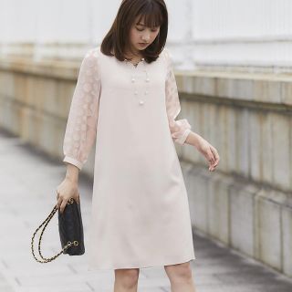 トッコ(tocco)の⭐︎新品 トッコクローゼット チュールスリーブワンピース tocco トッコ(ひざ丈ワンピース)