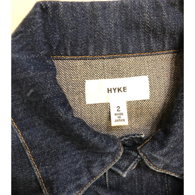 HYKE(ハイク)のHYKE type3 デニムジャケット サイズ2 レディースのジャケット/アウター(Gジャン/デニムジャケット)の商品写真
