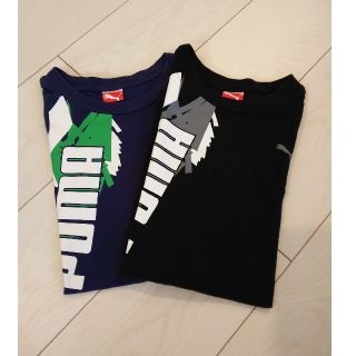 プーマ(PUMA)の★PUMA★150 Tシャツ ネイビー/ブラック２枚セット(Tシャツ/カットソー)