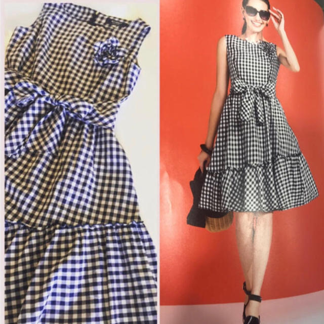 エムズグレイシー♡美品ギンガムチェックワンピース エムズグレイシー♡美品ギンガムチェックワンピース