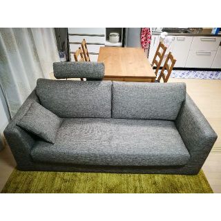 ニトリ - 値下げしました布張りソファ(NポケットA3 DR) の通販 by