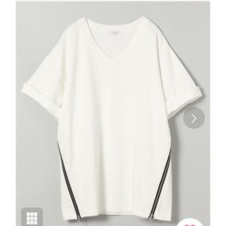 ジーナシス(JEANASIS)のJEANASIS SIDE ZIP TEE(Tシャツ(半袖/袖なし))