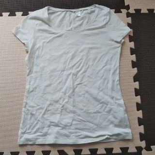 エイチアンドエム(H&M)の美品 H&M 白Tシャツ コットン95％ Mサイズ(Tシャツ(半袖/袖なし))