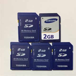 トウシバ(東芝)の東芝 TOSHIBA サムスン SDカード 2GB 5枚 (コンパクトデジタルカメラ)