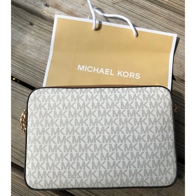 Michael Kors(マイケルコース)のマイケルコース 長財布収納可 クロスボディ ショルダー チェーンストラップバッグ レディースのバッグ(ショルダーバッグ)の商品写真