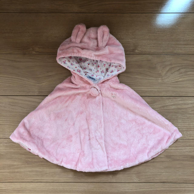 ?MIKI HOUSE FIRST うさぎポンチョ?