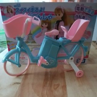 タカラトミー(Takara Tomy)のリカちゃん　スイスイ走るよ電動自転車(キャラクターグッズ)