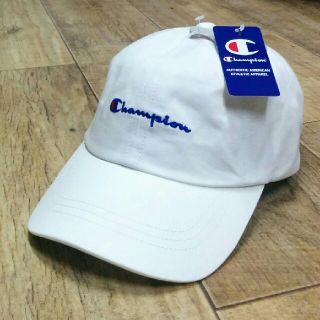 チャンピオン(Champion)の新品championキャップ　ホワイト(キャップ)