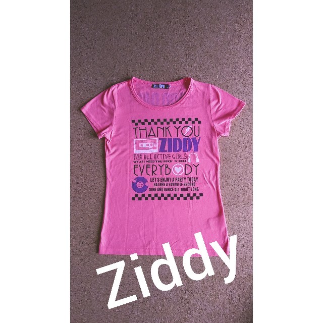 ZIDDY(ジディー)のZiddy★ビビッドピンクかわいいTシャツ150 キッズ/ベビー/マタニティのキッズ服女の子用(90cm~)(Tシャツ/カットソー)の商品写真