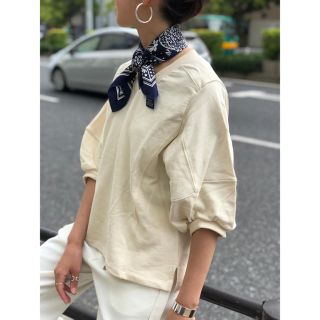 ローズバッド(ROSE BUD)の袖が可愛い薄手のスウェット🧡(シャツ/ブラウス(半袖/袖なし))