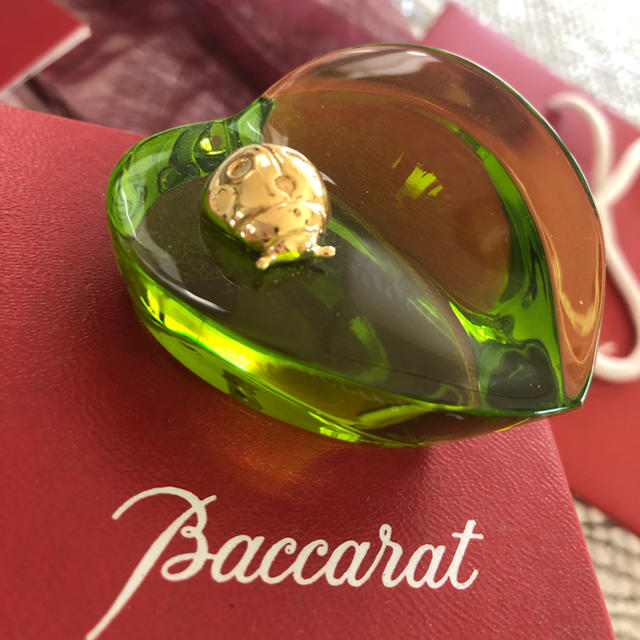 Baccarat(バカラ)のバカラ てんとう虫オブジェ インテリア/住まい/日用品のインテリア小物(置物)の商品写真