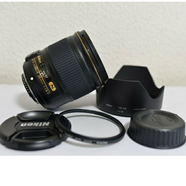 Nikon(ニコン)の★A.様専用★AF-S NIKKOR 28mm f1.8　G　 スマホ/家電/カメラのカメラ(レンズ(単焦点))の商品写真