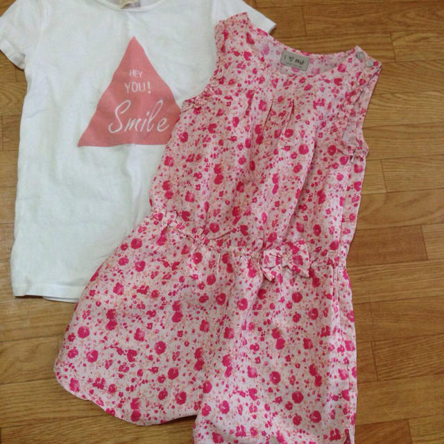 NEXT(ネクスト)のNEXT♡花柄ロンパース  キッズ/ベビー/マタニティのキッズ服女の子用(90cm~)(ワンピース)の商品写真