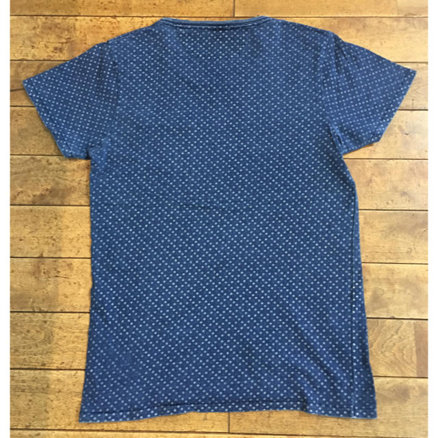 SCOTCH & SODA(スコッチアンドソーダ)のスコッチ&ソーダ ドット ポケット Tシャツ メンズ デニム カットソー メンズのトップス(Tシャツ/カットソー(半袖/袖なし))の商品写真