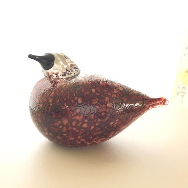 iittala(イッタラ)の*専用* iittala Rosy Finch 2001〜2007年 箱無し インテリア/住まい/日用品のインテリア小物(置物)の商品写真