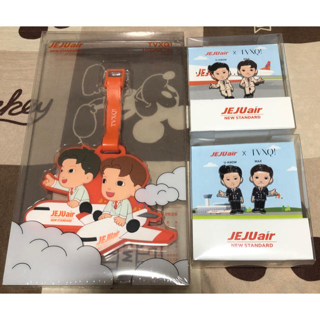 K-POP/アジア東方神起xチェジュ航空 新コラボ商品3種類セット