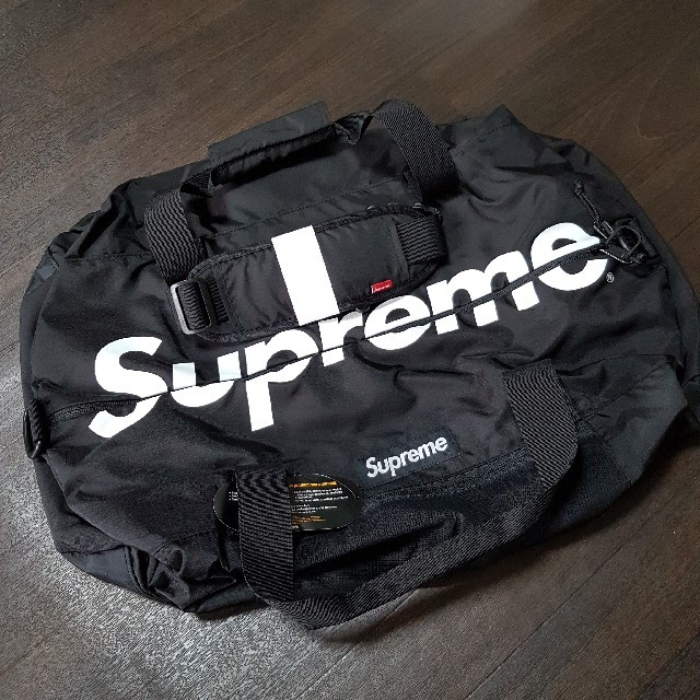 2022新発 Supreme 17ss ボストン 黒 ダッフルバッグ bag duffle