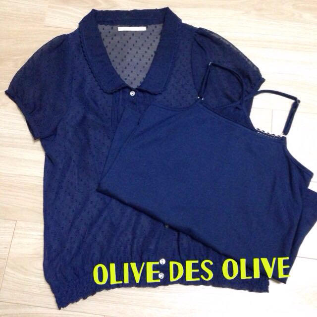 OLIVEdesOLIVE(オリーブデオリーブ)のOLIVE des OLIVE♡ブラウス レディースのトップス(シャツ/ブラウス(半袖/袖なし))の商品写真