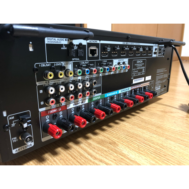 DENON - DENON AVR-X2400H 長期保証有(残4年) 中古の通販 by Jey's shop｜デノンならラクマ