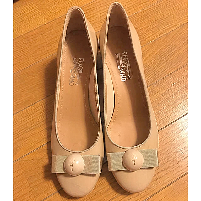 SALVATORE FERRAGAMO EDINA バラリボンパンプス | cair4youth.com