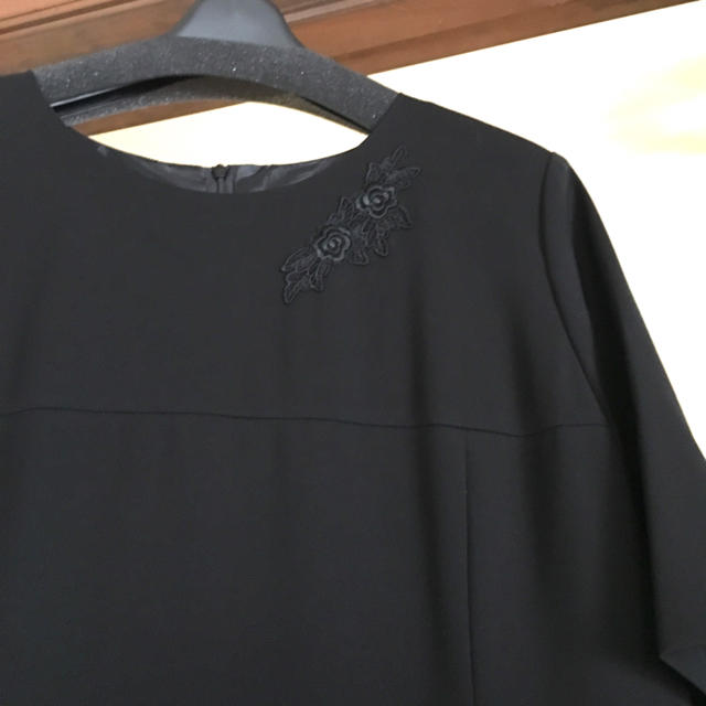 Belluna(ベルーナ)の大きいサイズ25号 ブラックフォーマルスーツ レディースのフォーマル/ドレス(礼服/喪服)の商品写真