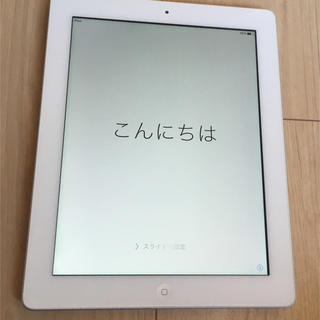 アイパッド(iPad)のiPad 第三世代 Wi-fiモデル Retinaディスプレイ ホワイト16GB(タブレット)