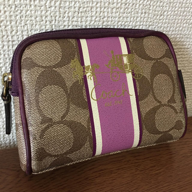 COACH(コーチ)の【COACH】コーチ コスメポーチ レディースのファッション小物(ポーチ)の商品写真