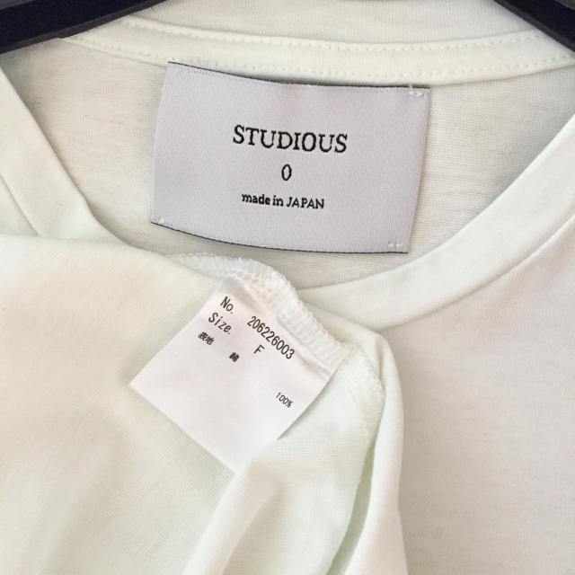 STUDIOUS(ステュディオス)のSTUDIOUS♡白Tシャツ メンズのトップス(Tシャツ/カットソー(半袖/袖なし))の商品写真