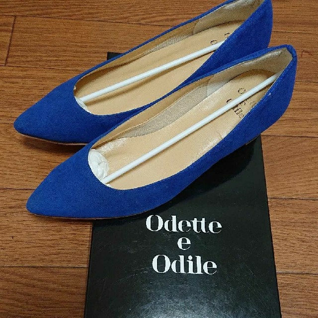 Odette e Odile(オデットエオディール)のOdette e Odile ポインテッドブロックヒールパンプス     レディースの靴/シューズ(ハイヒール/パンプス)の商品写真