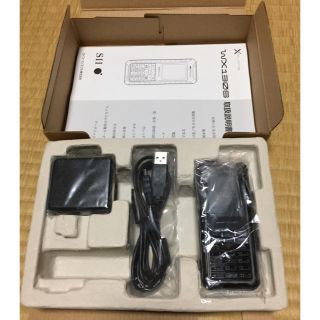 新品未使用★WILLCOM  WX130S★ブラック(PHS本体)