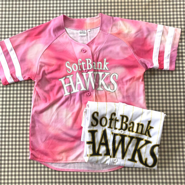 Softbank(ソフトバンク)のHAWKS ユニフォーム スポーツ/アウトドアの野球(記念品/関連グッズ)の商品写真