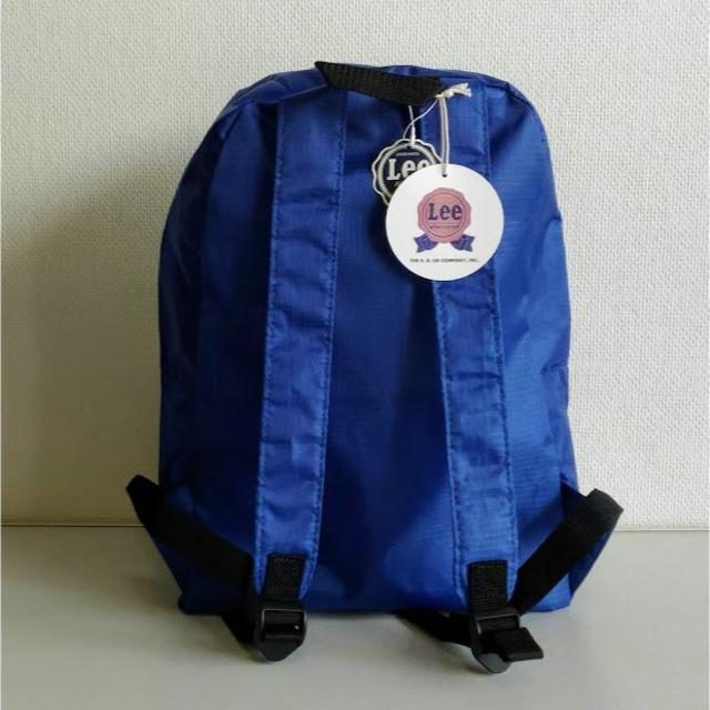 Lee(リー)の【新品】リー / Lee パッカブルバッグ / リュックサック（BLUE) メンズのバッグ(バッグパック/リュック)の商品写真